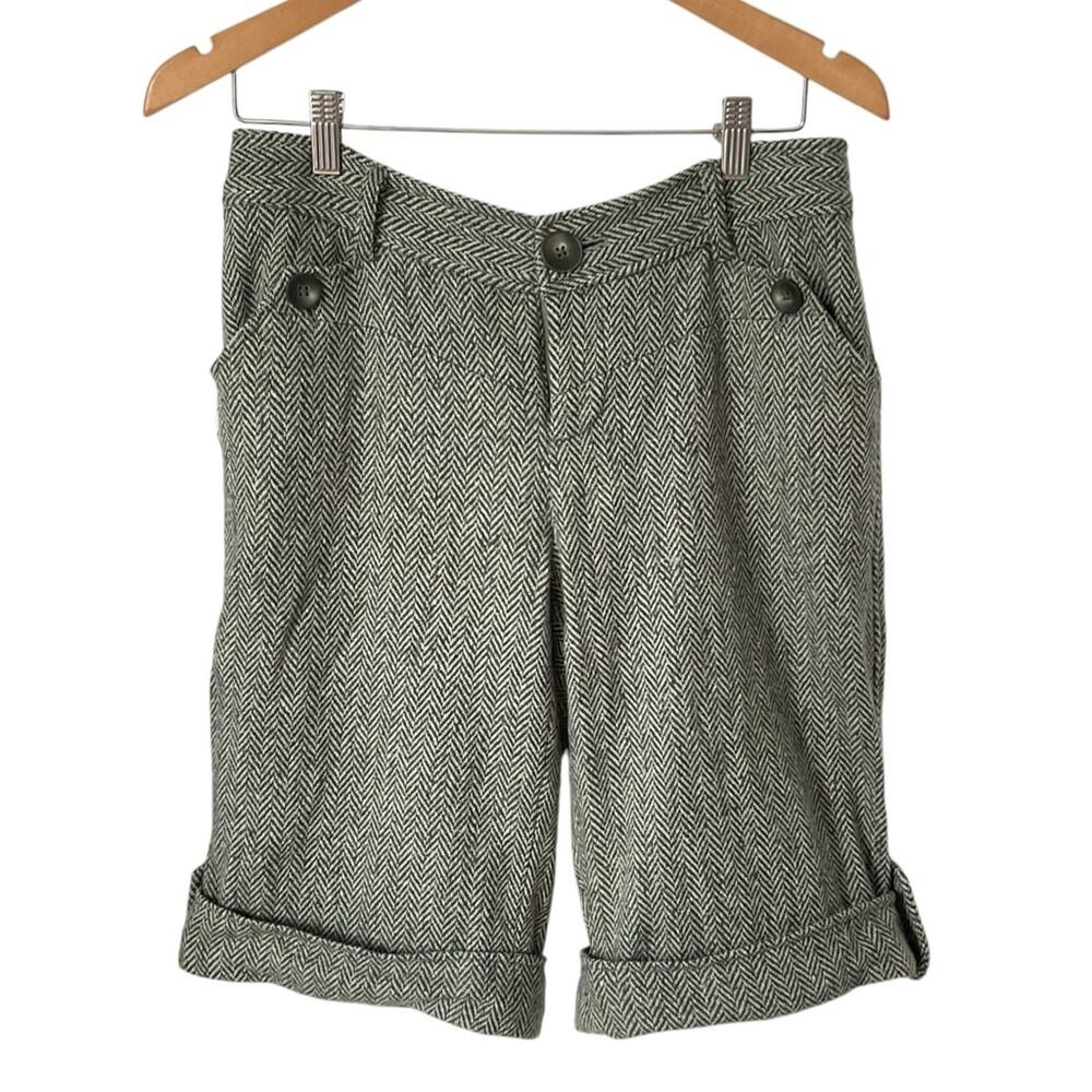 Vintage wool tweed short‎ pants